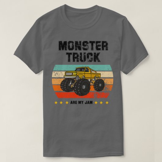 T-shirt Monster Truck Are My Jam 20 (Design devant)