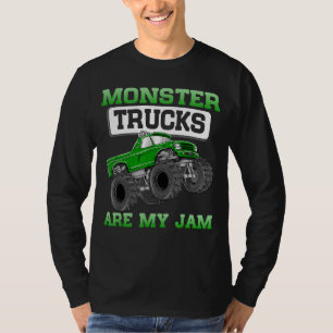 T-shirt Monster Truck Are My Jam Funky Monster Truck 1