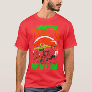 T-shirt Monster Truck are my Jam Funny 8