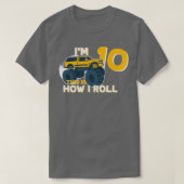 T-shirt Monster Truck Big Tires Ix27m 10 Voici Comment Je (Design devant)