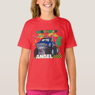 T-shirt Monster Truck Boys Custom Anniversaire Party