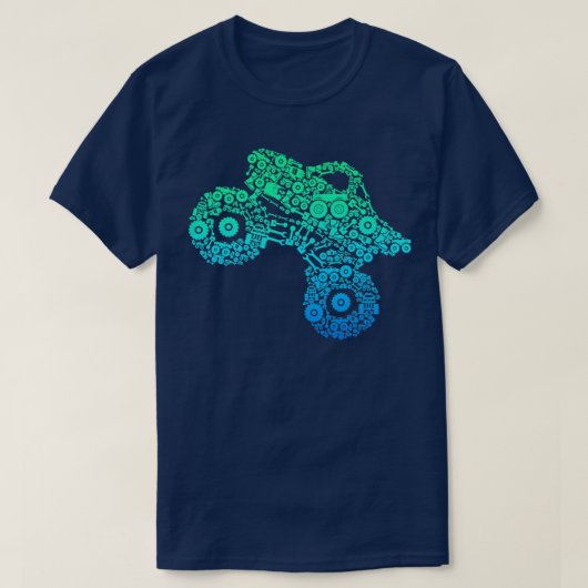 T-shirt Monster Truck Boys Enfants Filles (Design devant)