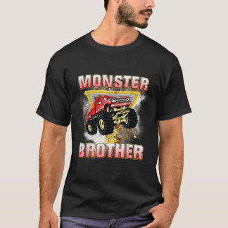 T-shirt Monster Truck Brother Fête des pères Monster Truck
