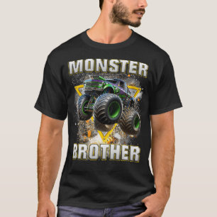 T-shirt Monster Truck Brother Monster Truck Sont Mon Tru J