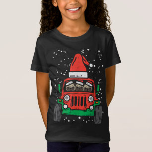 T-Shirt Monster Truck Carlin Père Noël Noël Noël Noël Paja