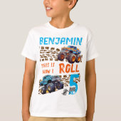 T-shirt Monster Truck C'est comment je roule - 5e annivers (Devant)