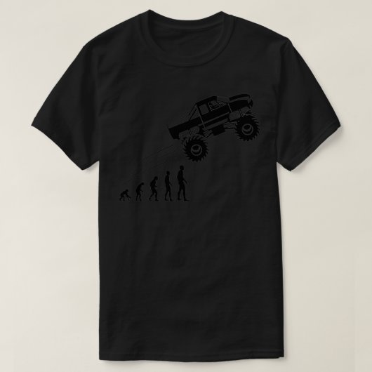 T-shirt Monster Truck Driver Funny Evolution Pickup Cadeau (Design devant)