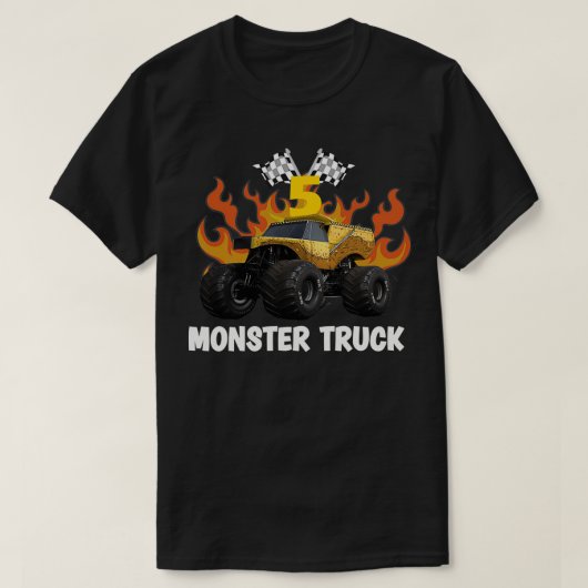 T-shirt Monster Truck EarthShaker pour enfants 5 Cadeau d' (Design devant)