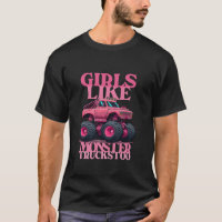 Monster Truck Girls Comme Monster Truck Too Pink G