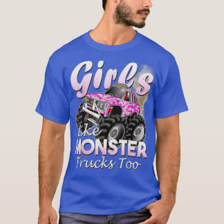 T-shirt Monster Truck Girls Comme Monstres aussi