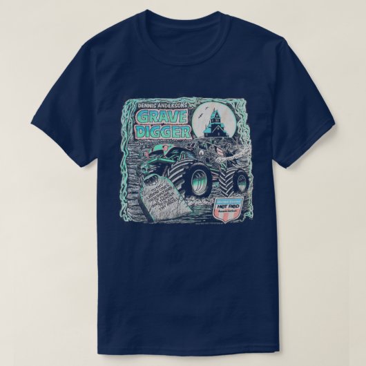 T-shirt Monster Truck Grave Digger Old Design 2 (Design devant)