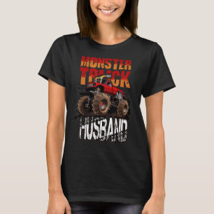 T-shirt Monster Truck Husband Retro Vintage Monster Fathe