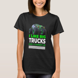 T-shirt Monster Truck J'aime les gros camions pour les en