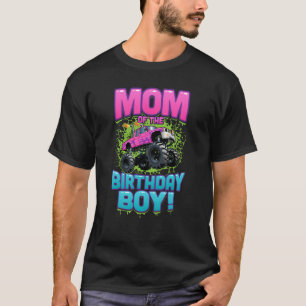 T-shirt Monster Truck Maman Du Garçon D'Anniversaire