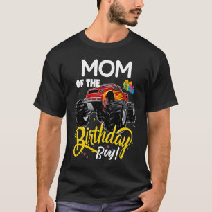 T-shirt Monster Truck Maman Of The Birthday Boy 2