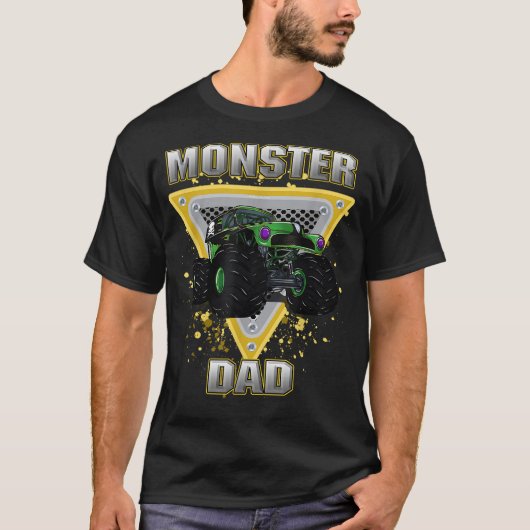 T-shirt Monster Truck Papa (Devant)