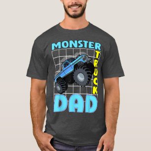 T-shirt Monster Truck Papa Monster Truck Fans de famille
