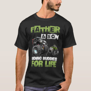 T-shirt Monster Truck Père Et Fils Étudiants Pour Li