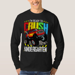 T-shirt Monster Truck prêt à écraser la maternelle de reto