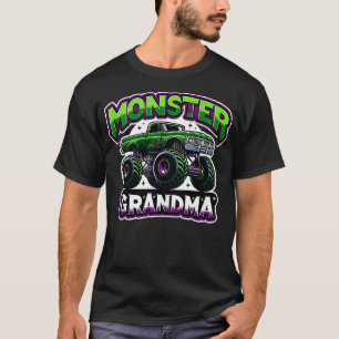 T-shirt Monster Truck Race Racer Pilote Grand-mère Mères D