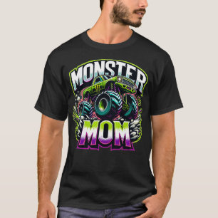 T-shirt Monster Truck Race Racer Pilote Maman Fête des mèr