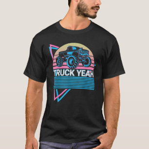 T-shirt Monster Truck Retro Truck Ouais