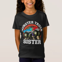 Monster Truck Sister Correspondant Famille Monster