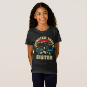 T-Shirt Monster Truck Sister Correspondant Famille Monster (Devant entier)