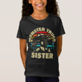 T-Shirt Monster Truck Sister Correspondant Famille Monster (Devant)