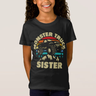 T-Shirt Monster Truck Sister Correspondant Famille Monster