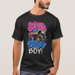 T-shirt Monster Truck Sister of the Birthday Boy<br><div class="desc">Monster Truck Soeur du garçon d'anniversaire.</div>