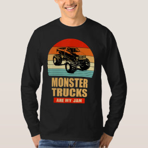 T-shirt Monster Truck sont ma confiture Vintage