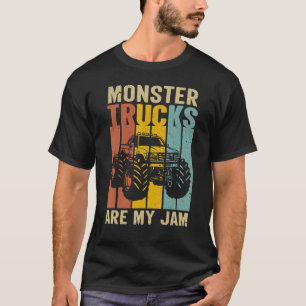 T-shirt Monster Truck Sont Mon Jam, Drôle Anniversaire Sup