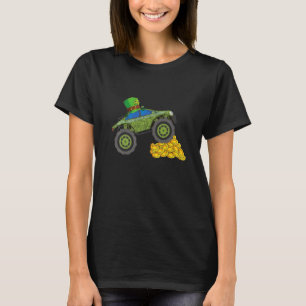 T-shirt Monster Truck St Patrick Day Kids Boys Toddlers