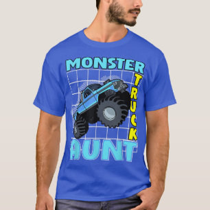 T-shirt Monster Truck Tante Monster Truck Fans de famille