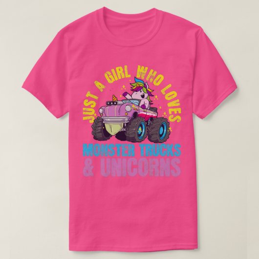 T-shirt Monster Truck Unicorn 4 (Design devant)
