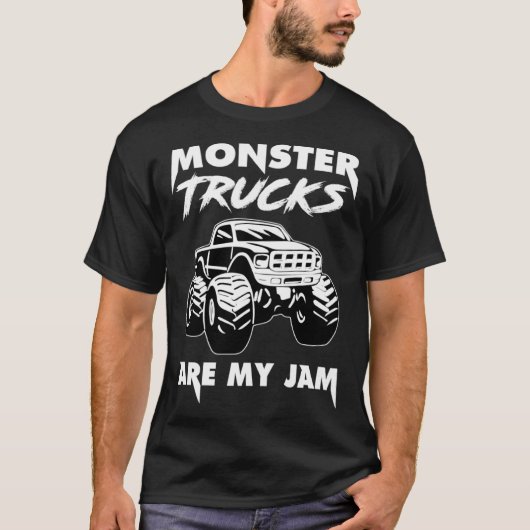 T-shirt Monster Trucks Are My Jam (Devant)