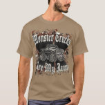 T-shirt Monster Trucks Are My Jam Vintage 1<br><div class="desc">Monster Trucks Are My Jam Vintage 1 .Check out our Monster truck t shirts selection for the very best in unique or custom,  handmade pieces from our clothing shops.</div>