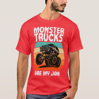 T-shirt Monster Trucks Monster Truck Kids Monster Truck