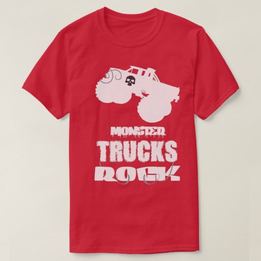 T-shirt Monster Trucks Rock T (Design devant)