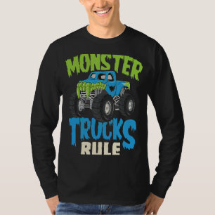 T-shirt Monster Trucks Rule Big Monster Truck Jam pour Adu