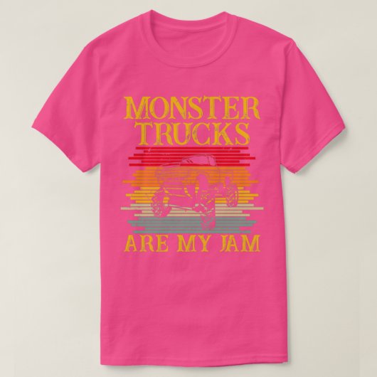 T-shirt Monster trucks sont mon action Jam et Monster truc (Design devant)