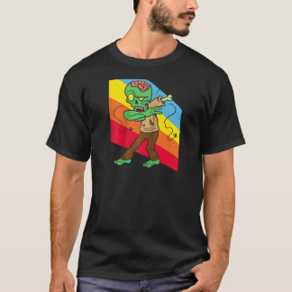 T-shirt Monster Zombie Dabbing Dab Dancing Costum Hallowee