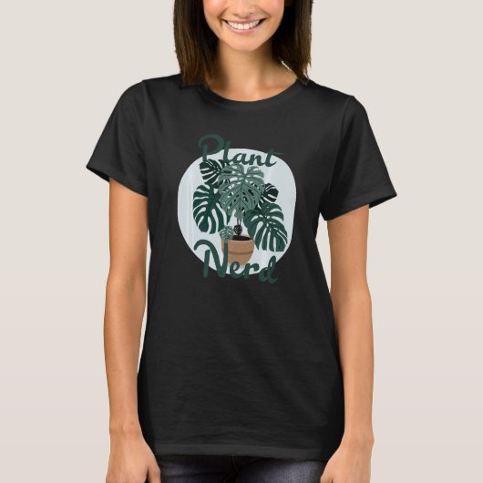 T-shirt Monstère Nerd plante 1 (Devant)
