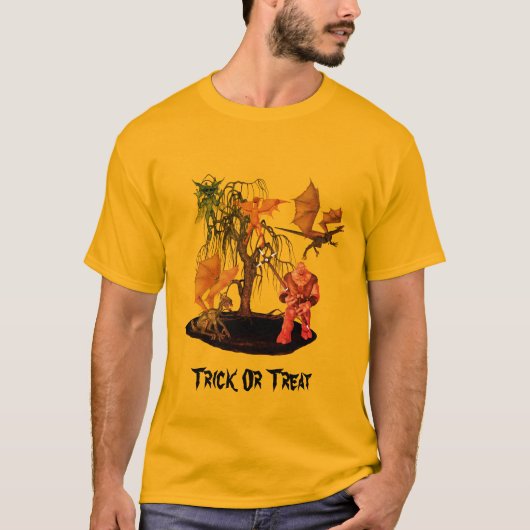 T-shirt Monsters Goblins Créatures Halloween (Devant)