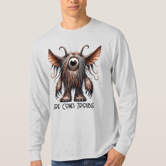 T-shirt Monstre à un oeil (peut customiser) (Devant)