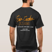 T-shirt monstre alien cartoon bleu clair (Dos)