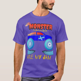 T-shirt monstre camions sont ma confiture Monster Trucks a