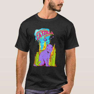 T-shirt Monstre de chat géant