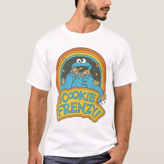 T-shirt Monstre de cookies vintages | Cookie Frenzy (Devant)